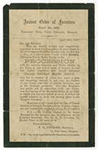 Foresters, Thomas Dalby Reeve funeral 1875 | Margate History